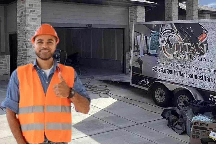 Epoxy garage floor contractors Utah